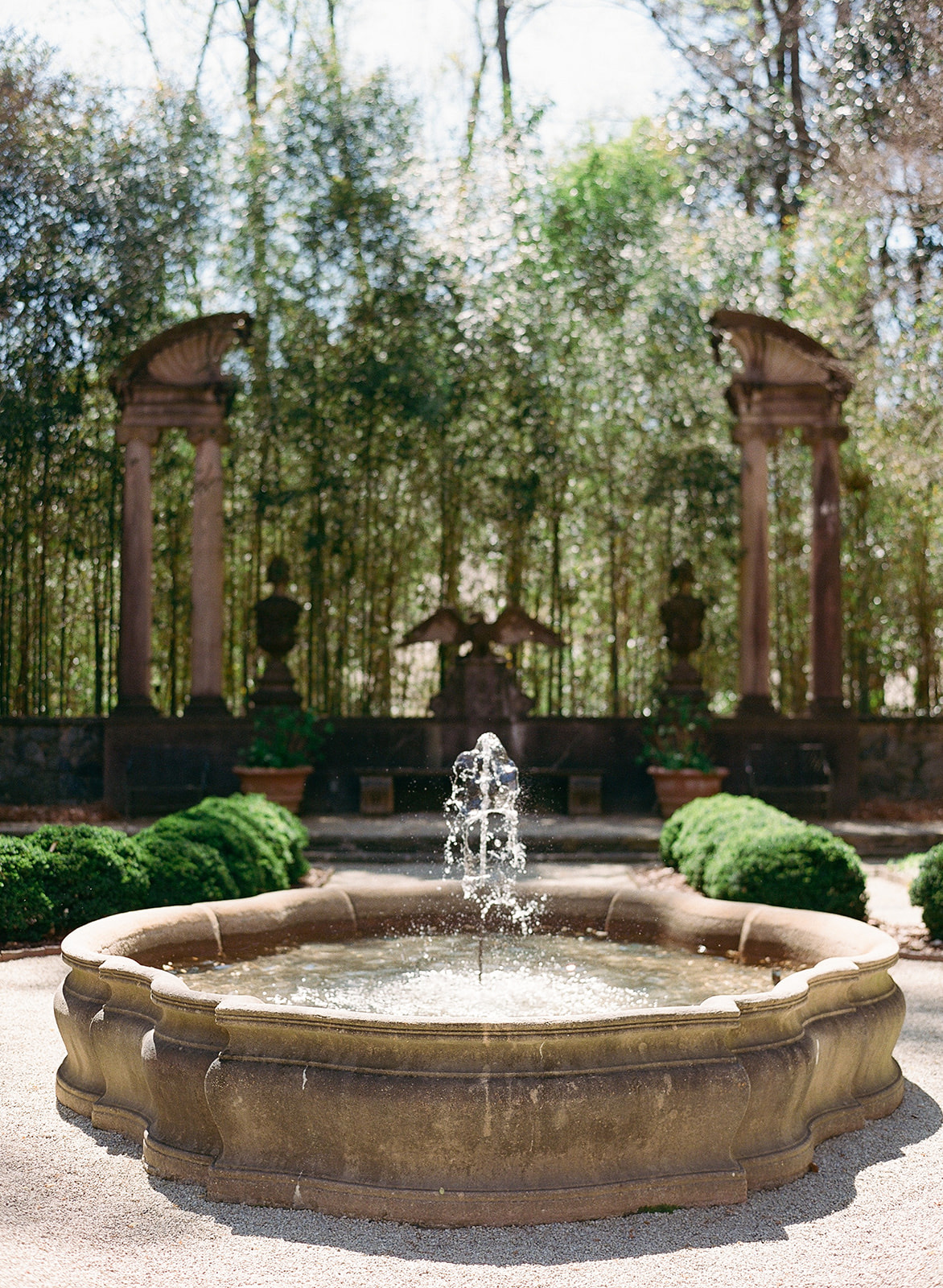 Fountain in the garden